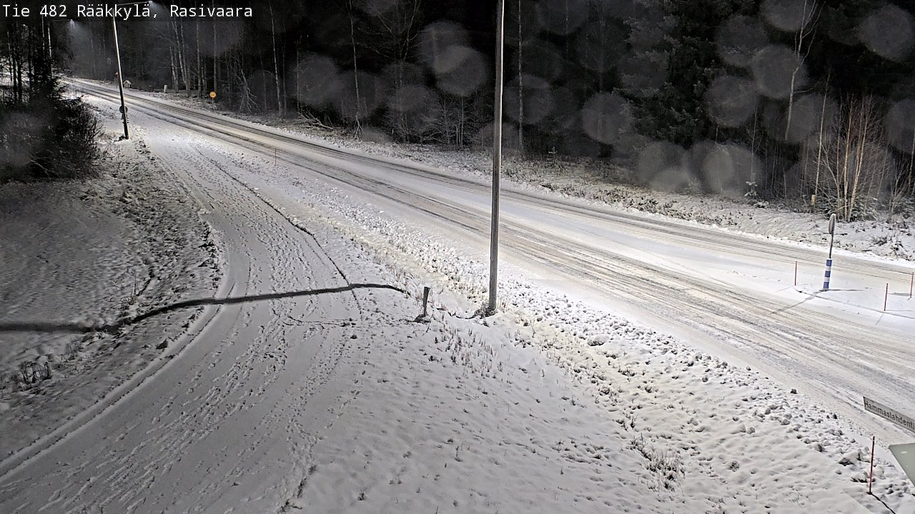 Weather Camera Image Väg 482 Rääkkylä, Rasivaara, Rääkkylä, Pohjois-Karjala
