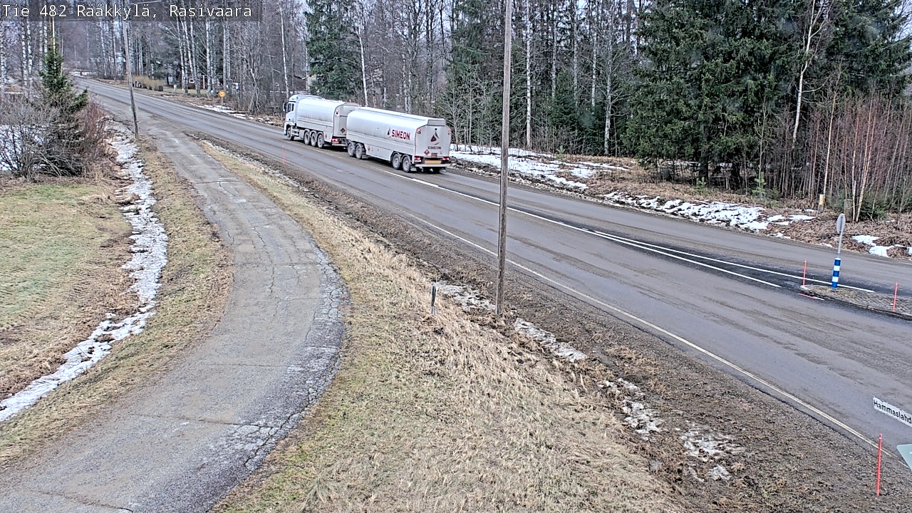 Weather Camera Image Väg 482 Rääkkylä, Rasivaara, Rääkkylä, Pohjois-Karjala