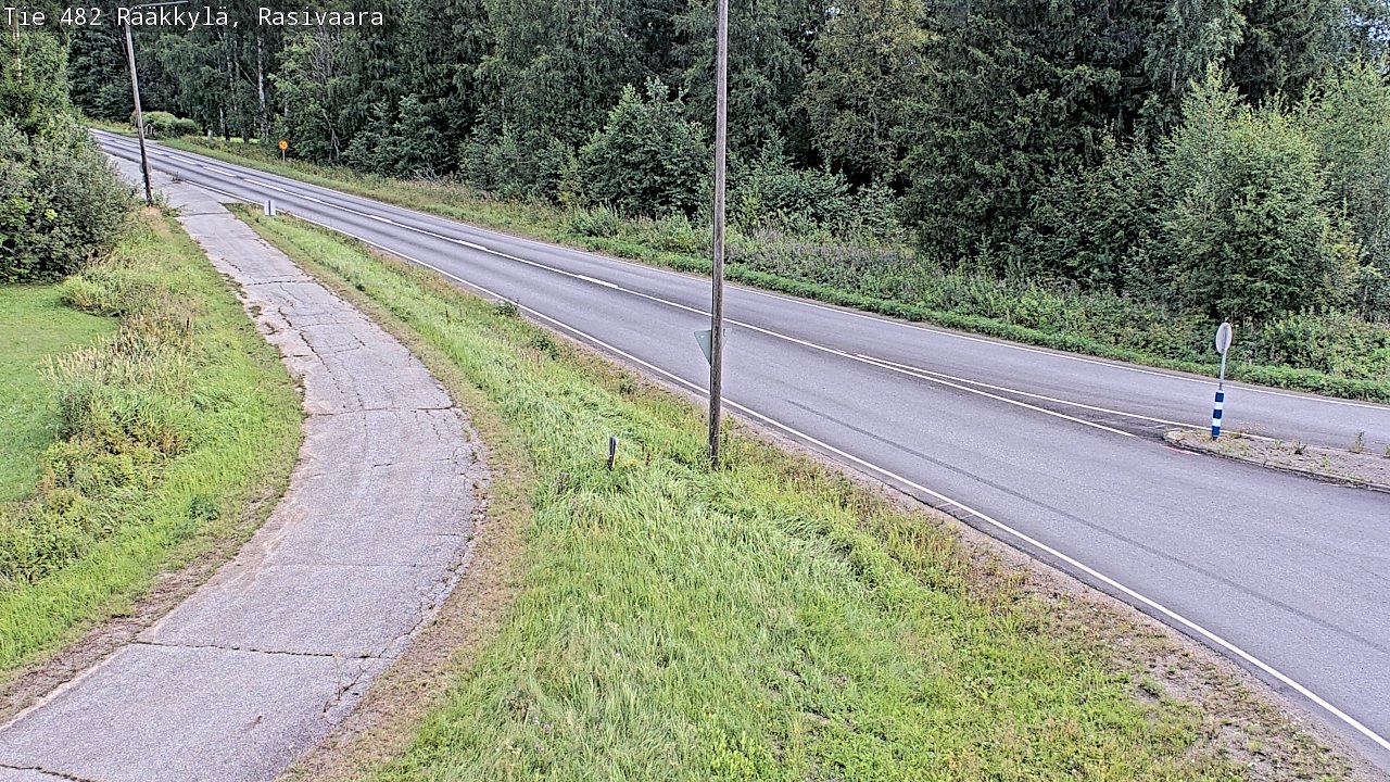 Weather Camera Image Road 482 Rääkkylä, Rasivaara, Rääkkylä, Pohjois-Karjala