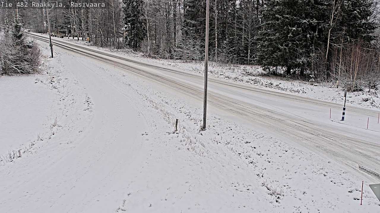 Weather Camera Image Väg 482 Rääkkylä, Rasivaara, Rääkkylä, Pohjois-Karjala