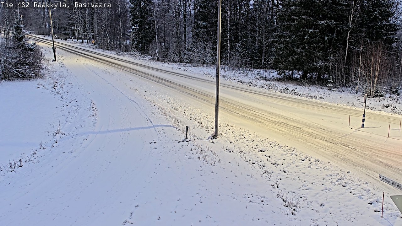 Weather Camera Image Väg 482 Rääkkylä, Rasivaara, Rääkkylä, Pohjois-Karjala