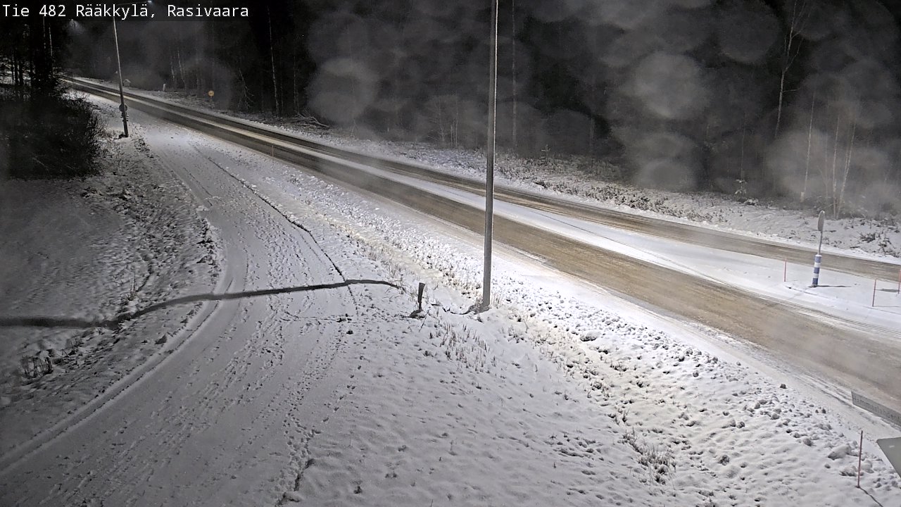 Weather Camera Image Väg 482 Rääkkylä, Rasivaara, Rääkkylä, Pohjois-Karjala