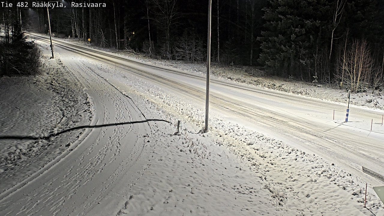 Weather Camera Image Väg 482 Rääkkylä, Rasivaara, Rääkkylä, Pohjois-Karjala