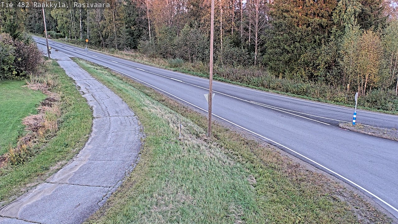 Weather Camera Image Väg 482 Rääkkylä, Rasivaara, Rääkkylä, Pohjois-Karjala