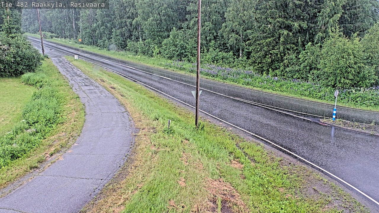 Weather Camera Image Väg 482 Rääkkylä, Rasivaara, Rääkkylä, Pohjois-Karjala