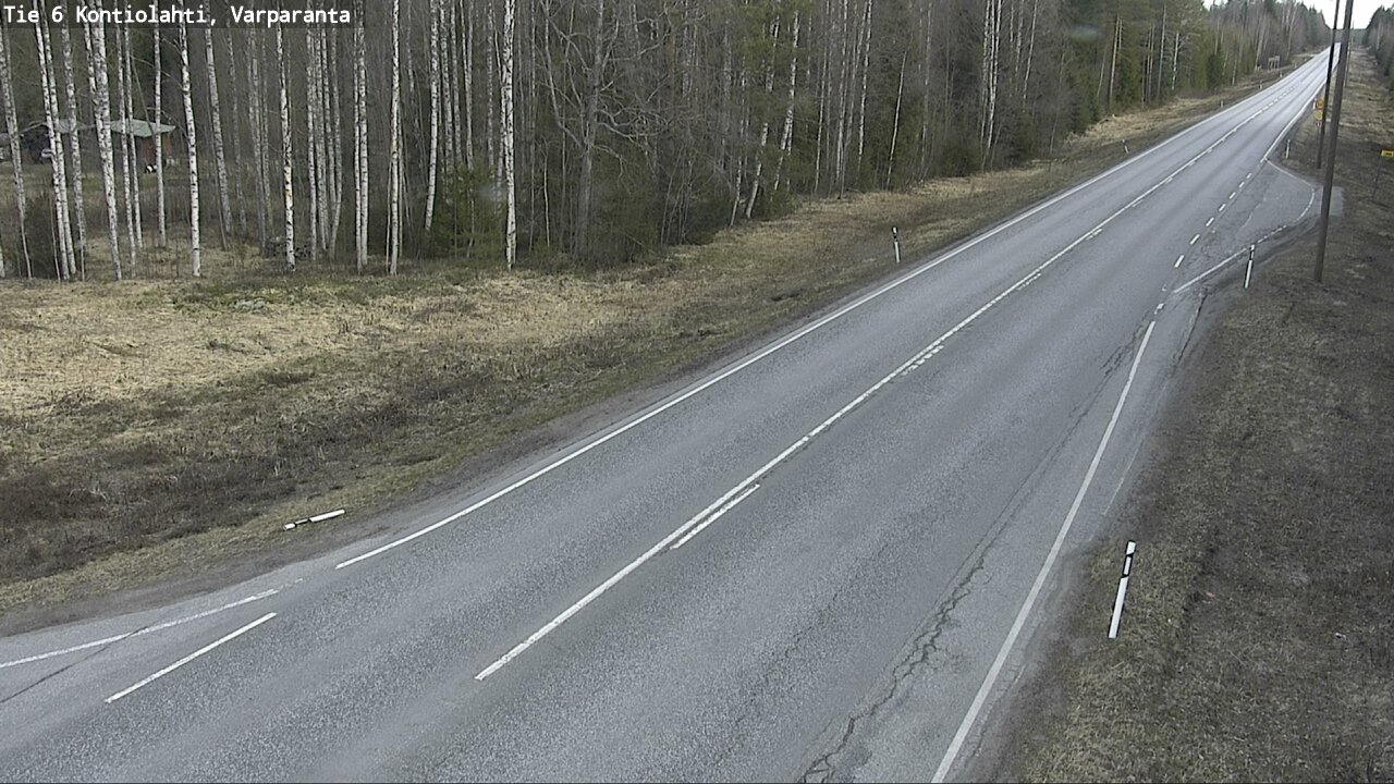 Weather Camera Image Road 6 Kontiolahti, Varparanta, Kontiolahti, Pohjois-Karjala