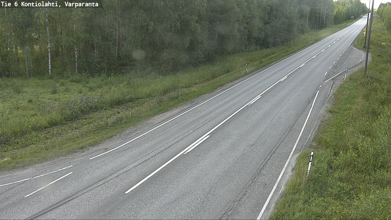 Weather Camera Image Road 6 Kontiolahti, Varparanta, Kontiolahti, Pohjois-Karjala