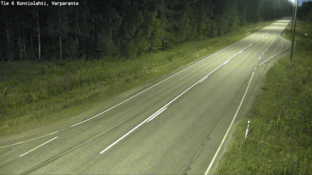 Weather Camera Image Road 6 Kontiolahti, Varparanta, Kontiolahti, Pohjois-Karjala