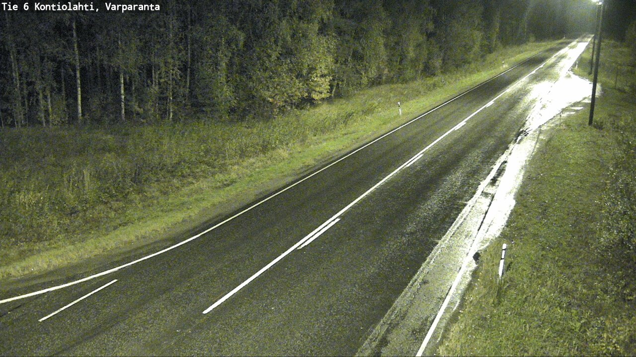 Weather Camera Image Road 6 Kontiolahti, Varparanta, Kontiolahti, Pohjois-Karjala