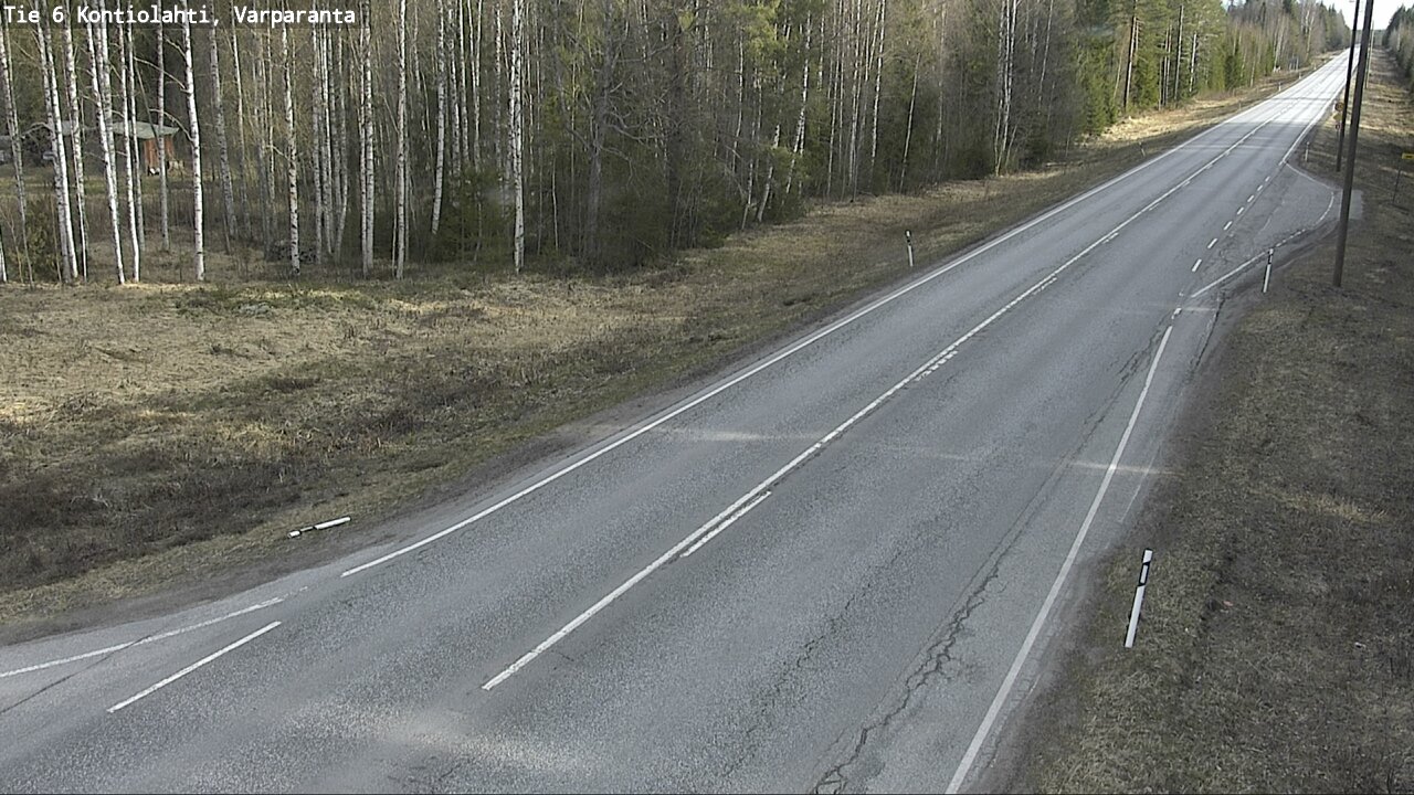Weather Camera Image Road 6 Kontiolahti, Varparanta, Kontiolahti, Pohjois-Karjala