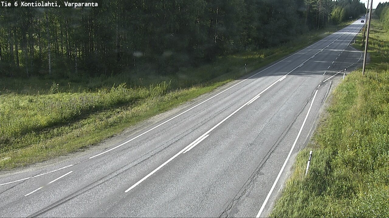Weather Camera Image Road 6 Kontiolahti, Varparanta, Kontiolahti, Pohjois-Karjala