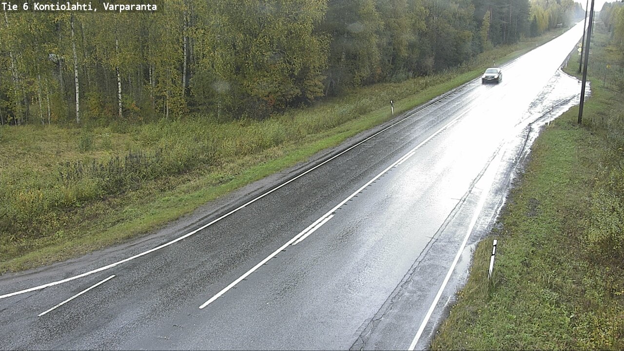 Weather Camera Image Road 6 Kontiolahti, Varparanta, Kontiolahti, Pohjois-Karjala