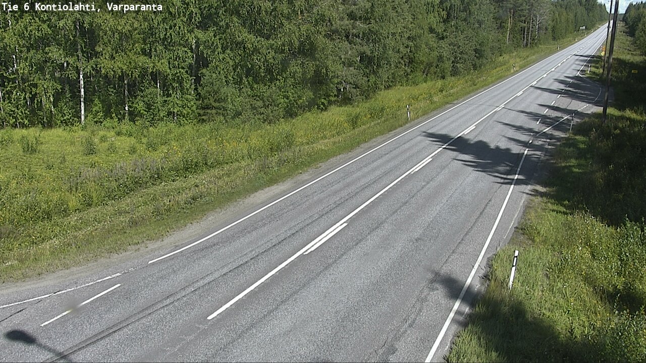 Weather Camera Image Road 6 Kontiolahti, Varparanta, Kontiolahti, Pohjois-Karjala