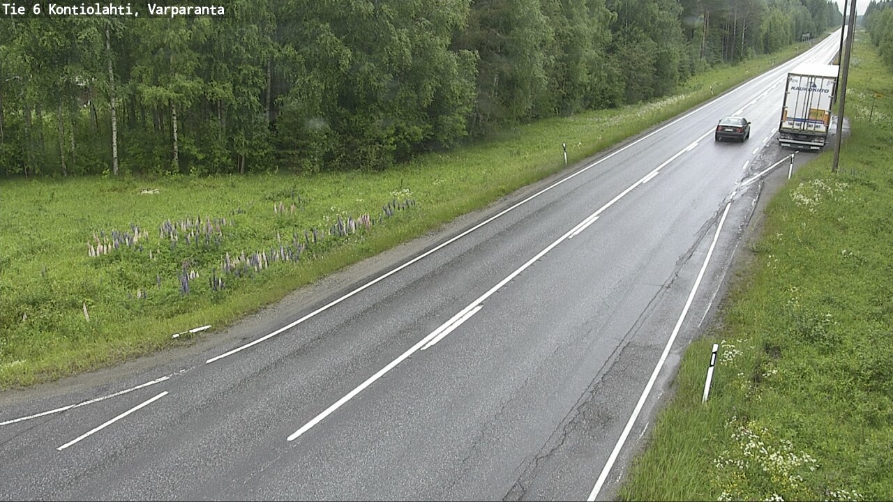 Weather Camera Image Road 6 Kontiolahti, Varparanta, Kontiolahti, Pohjois-Karjala