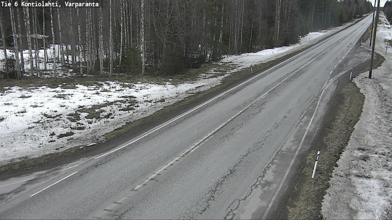 Kelikamerat Kuva Tie 6 Kontiolahti, Varpara, Kontiolahti, Pohjois-Karjala