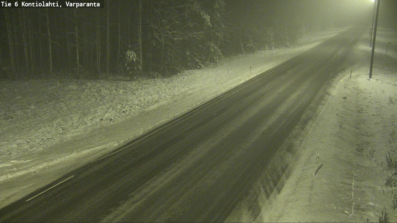Weather Camera Image Road 6 Kontiolahti, Varparanta, Kontiolahti, Pohjois-Karjala