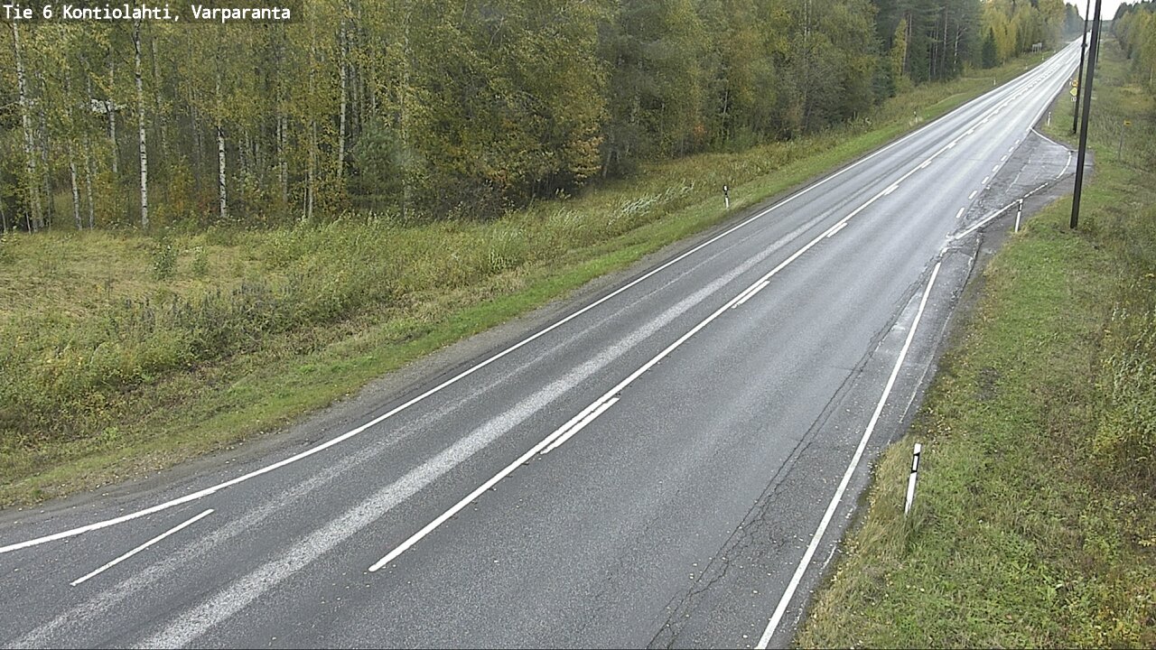 Kelikamerat Kuva Tie 6 Kontiolahti, Varpara, Kontiolahti, Pohjois-Karjala