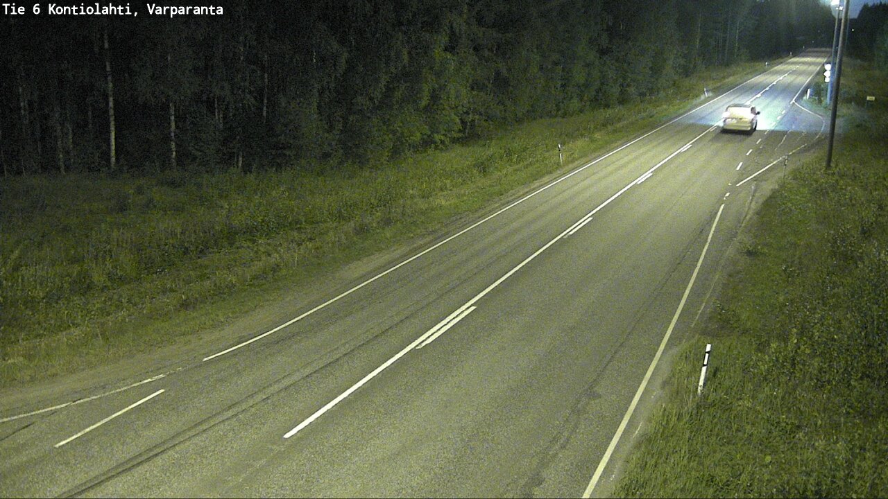 Weather Camera Image Road 6 Kontiolahti, Varparanta, Kontiolahti, Pohjois-Karjala