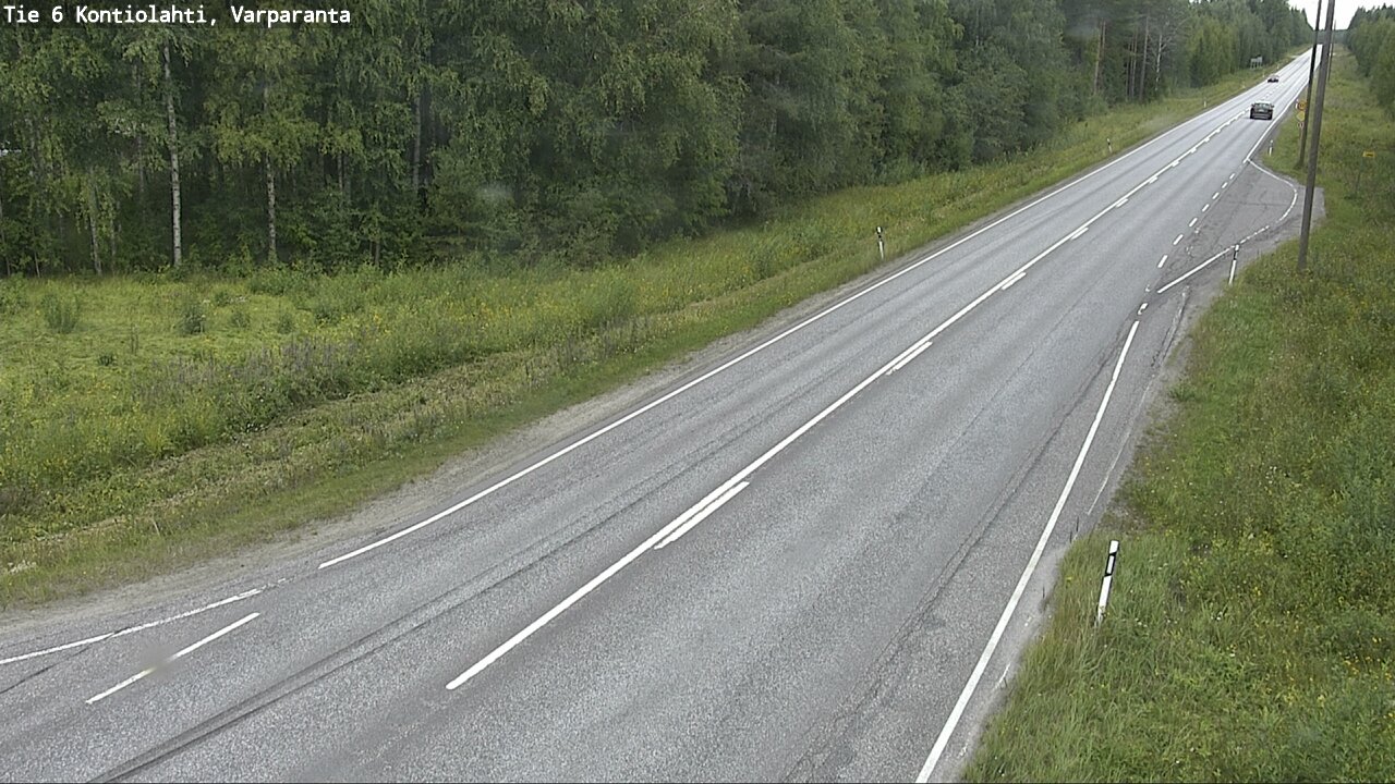 Weather Camera Image Road 6 Kontiolahti, Varparanta, Kontiolahti, Pohjois-Karjala