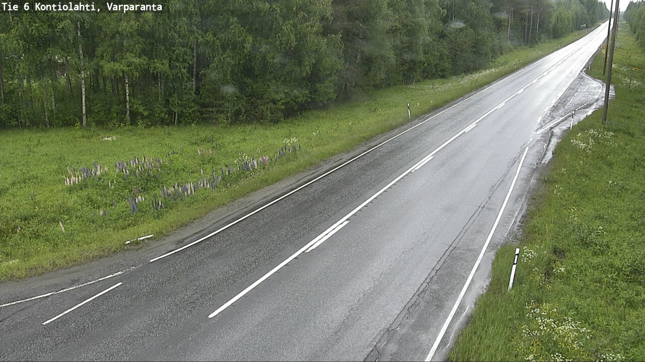 Weather Camera Image Road 6 Kontiolahti, Varparanta, Kontiolahti, Pohjois-Karjala
