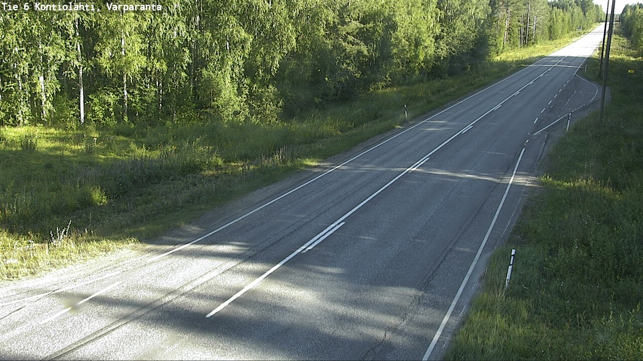 Weather Camera Image Road 6 Kontiolahti, Varparanta, Kontiolahti, Pohjois-Karjala