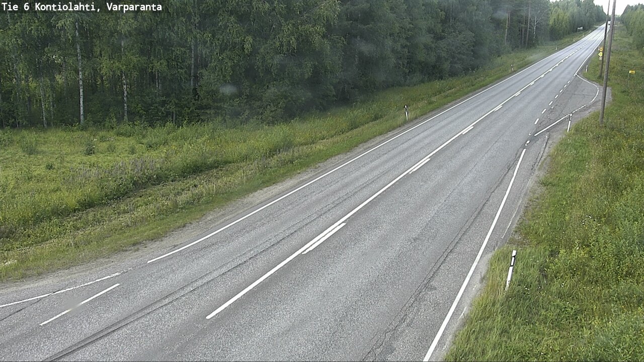 Weather Camera Image Road 6 Kontiolahti, Varparanta, Kontiolahti, Pohjois-Karjala