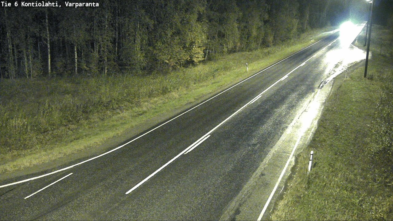 Weather Camera Image Road 6 Kontiolahti, Varparanta, Kontiolahti, Pohjois-Karjala
