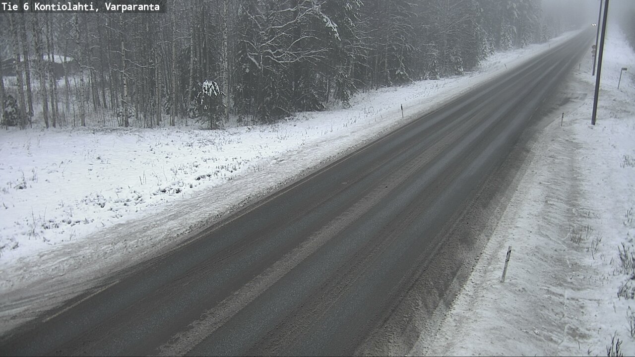 Weather Camera Image Road 6 Kontiolahti, Varparanta, Kontiolahti, Pohjois-Karjala