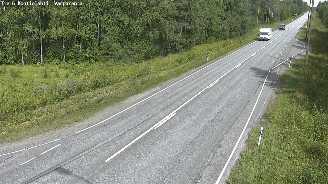 Weather Camera Image Road 6 Kontiolahti, Varparanta, Kontiolahti, Pohjois-Karjala