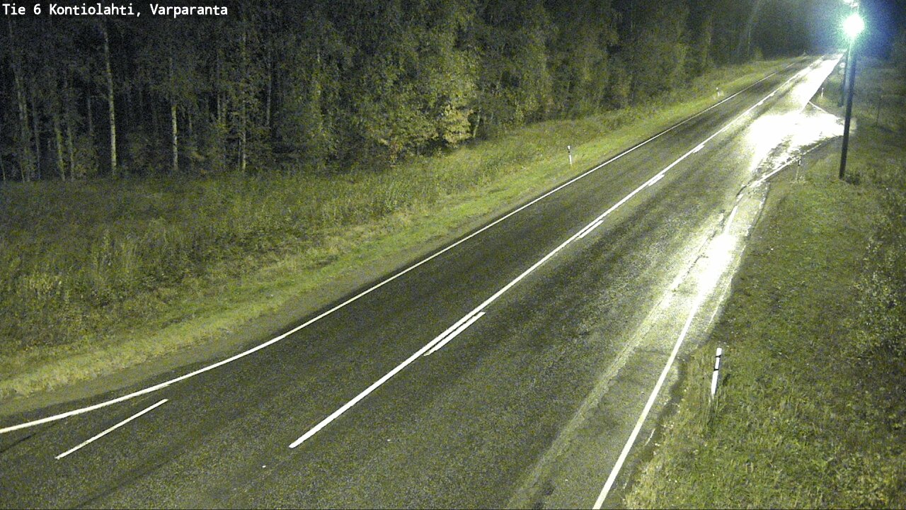 Weather Camera Image Road 6 Kontiolahti, Varparanta, Kontiolahti, Pohjois-Karjala