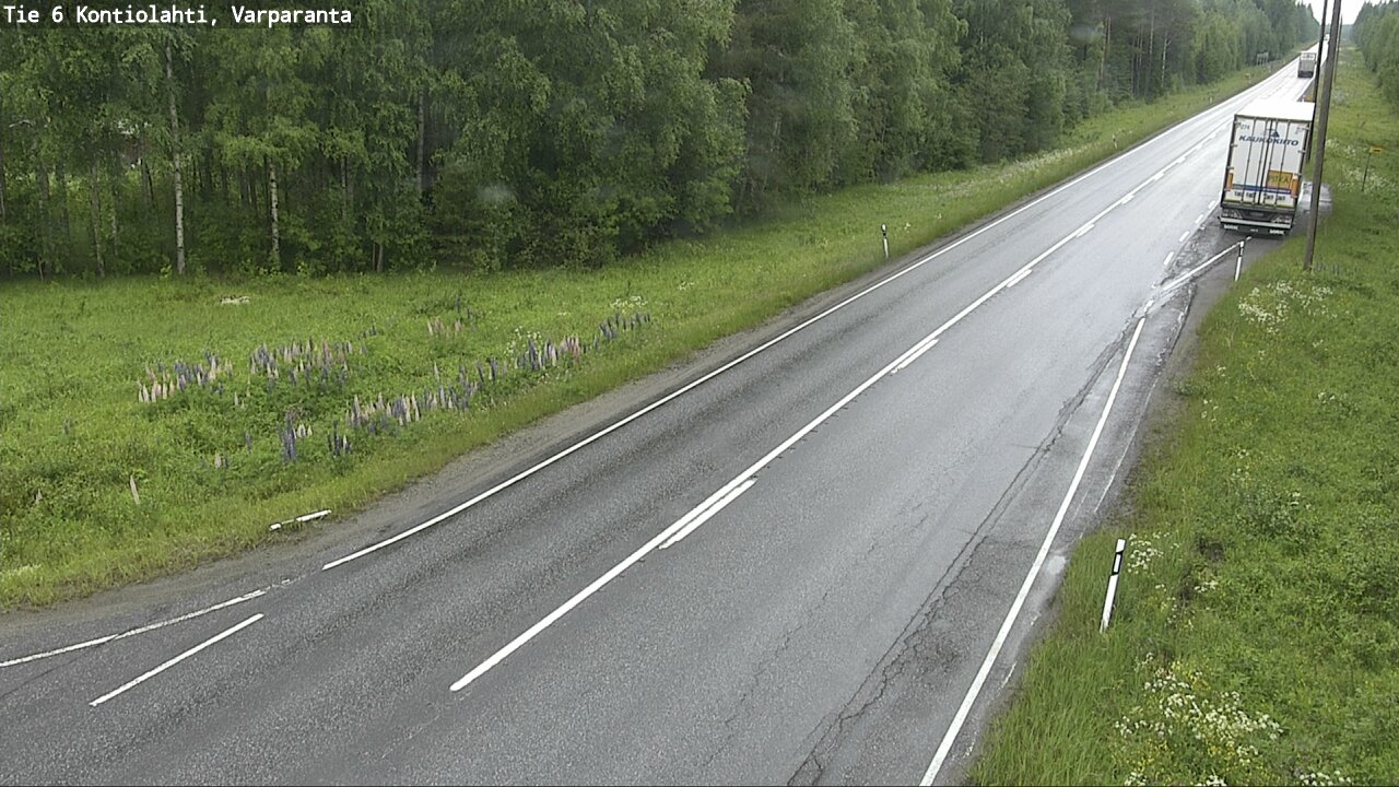 Weather Camera Image Road 6 Kontiolahti, Varparanta, Kontiolahti, Pohjois-Karjala