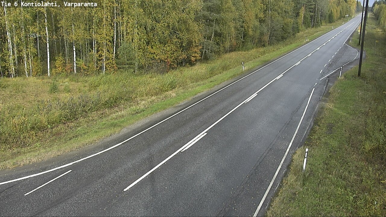 Kelikamerat Kuva Tie 6 Kontiolahti, Varpara, Kontiolahti, Pohjois-Karjala