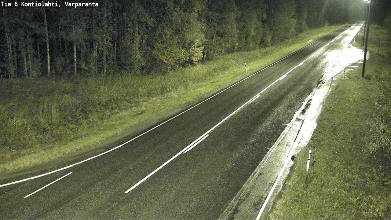 Weather Camera Image Road 6 Kontiolahti, Varparanta, Kontiolahti, Pohjois-Karjala