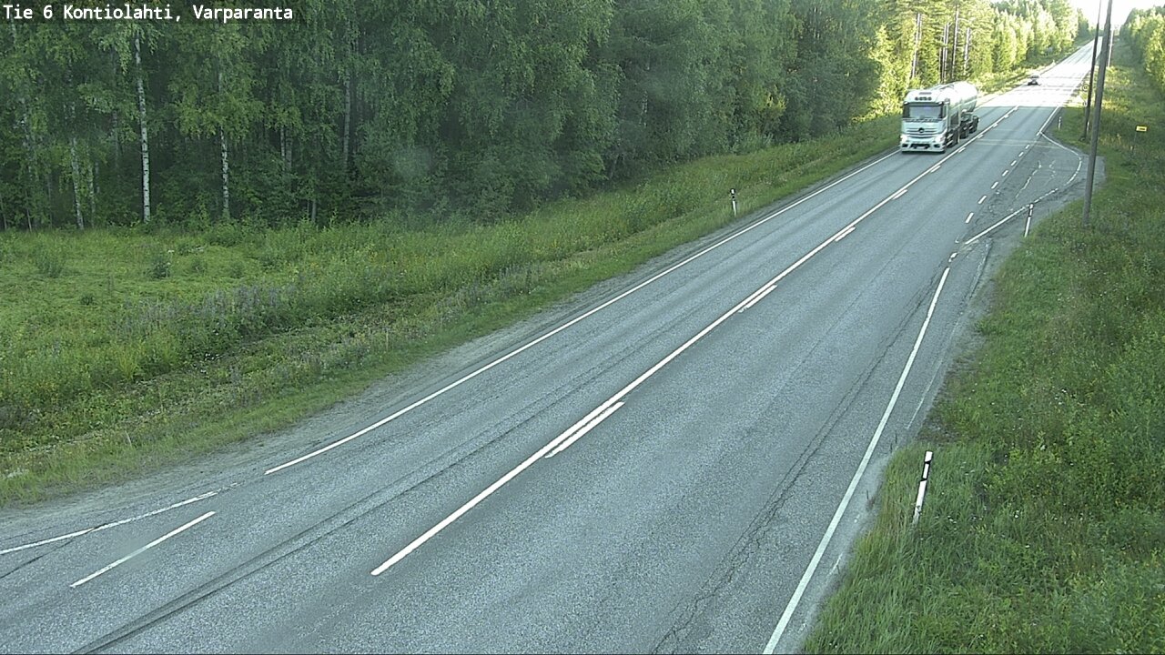 Weather Camera Image Road 6 Kontiolahti, Varparanta, Kontiolahti, Pohjois-Karjala