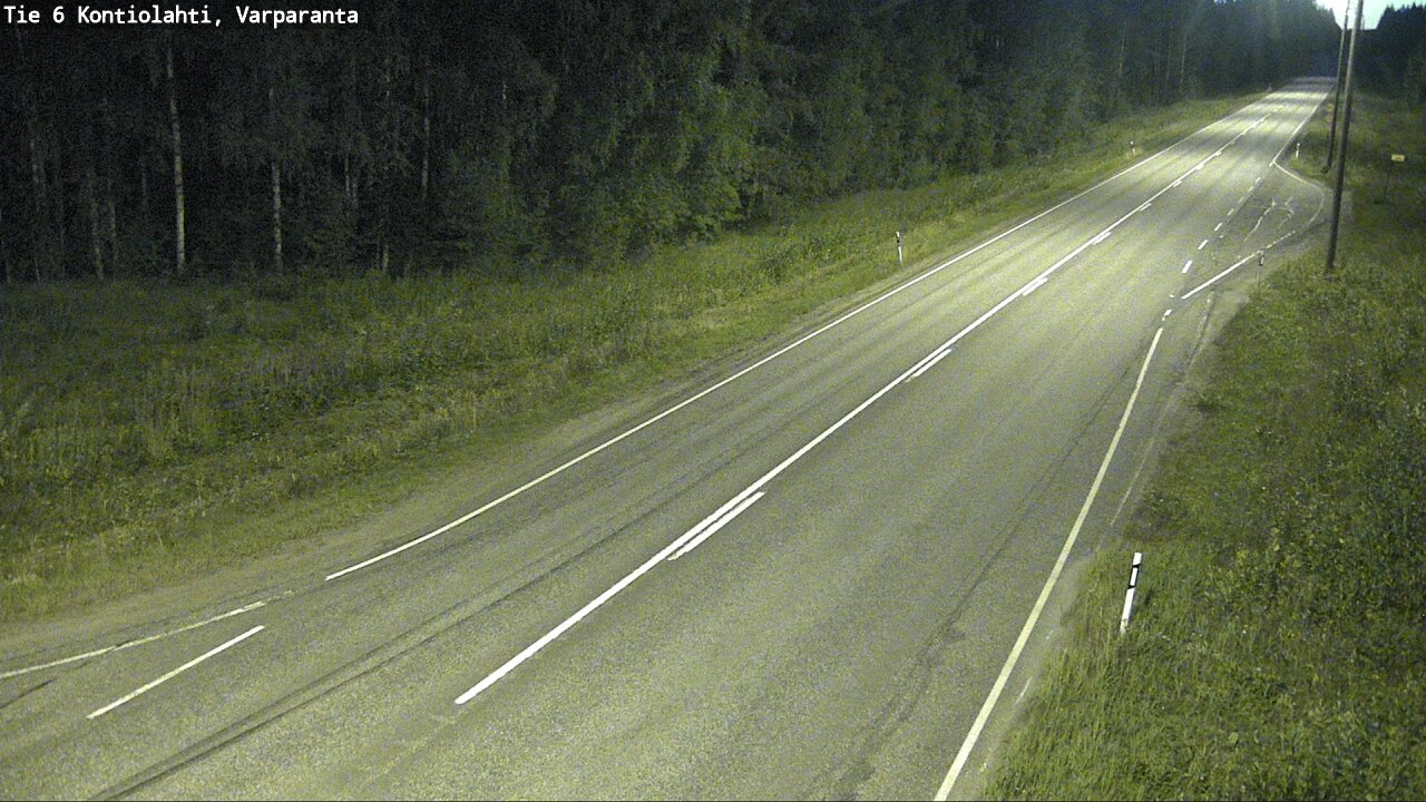 Weather Camera Image Road 6 Kontiolahti, Varparanta, Kontiolahti, Pohjois-Karjala