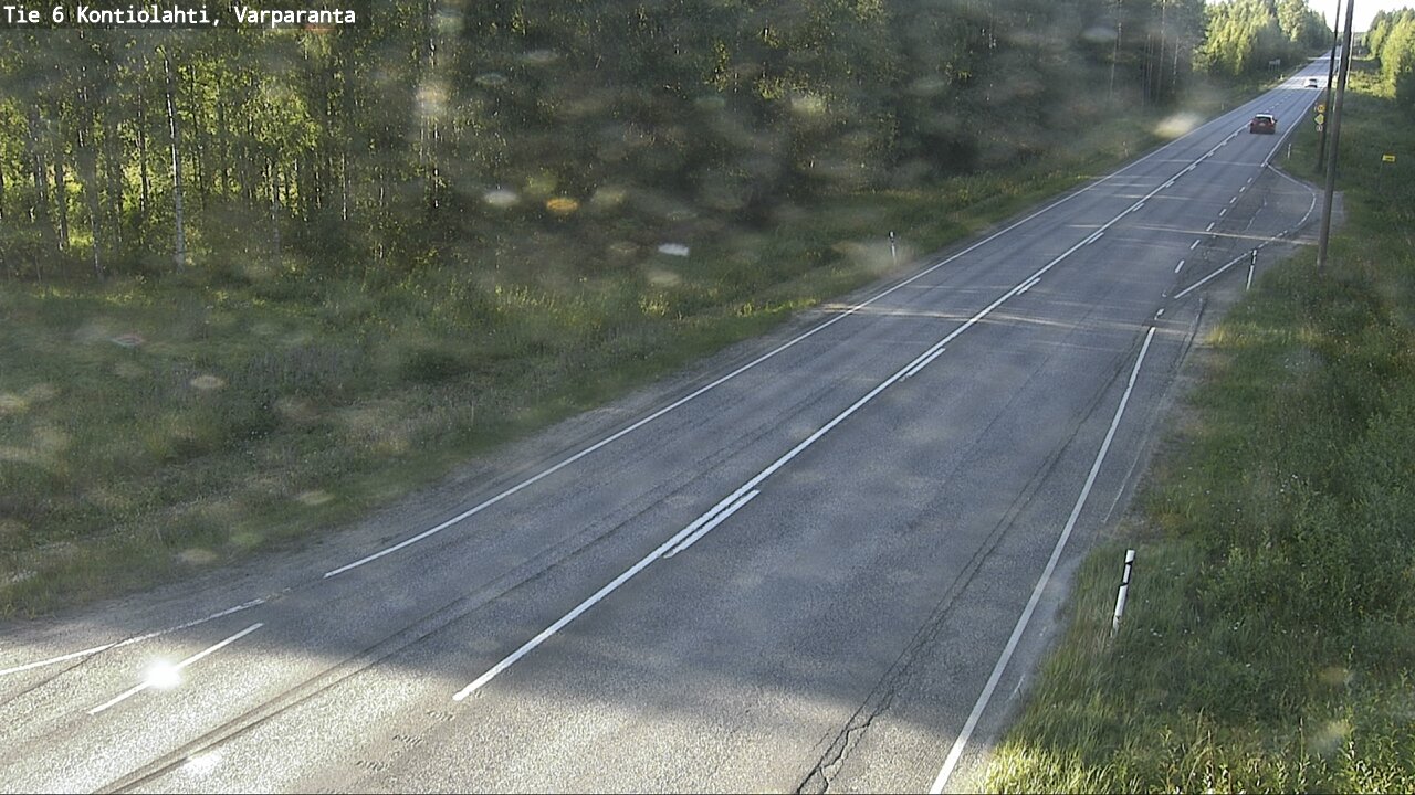 Weather Camera Image Road 6 Kontiolahti, Varparanta, Kontiolahti, Pohjois-Karjala