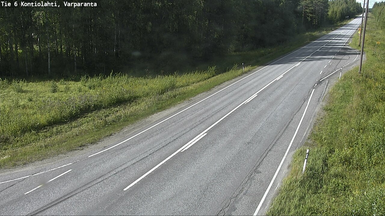 Weather Camera Image Road 6 Kontiolahti, Varparanta, Kontiolahti, Pohjois-Karjala