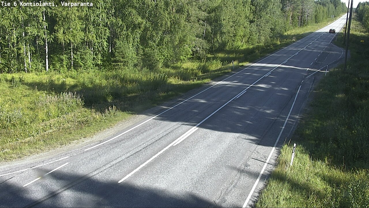 Weather Camera Image Road 6 Kontiolahti, Varparanta, Kontiolahti, Pohjois-Karjala