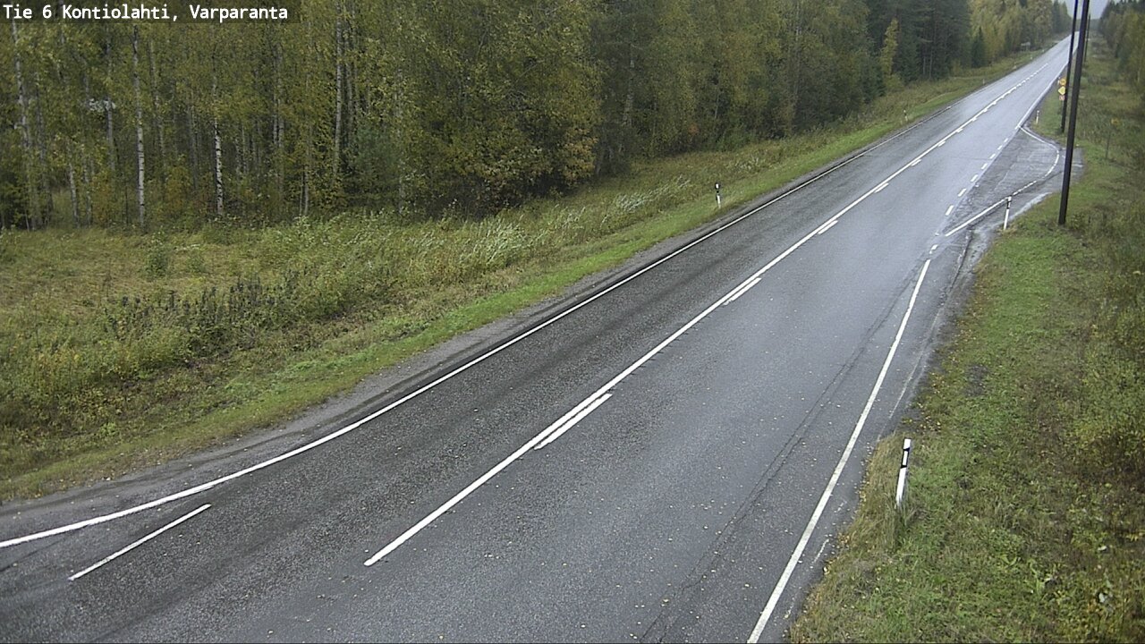Weather Camera Image Road 6 Kontiolahti, Varparanta, Kontiolahti, Pohjois-Karjala