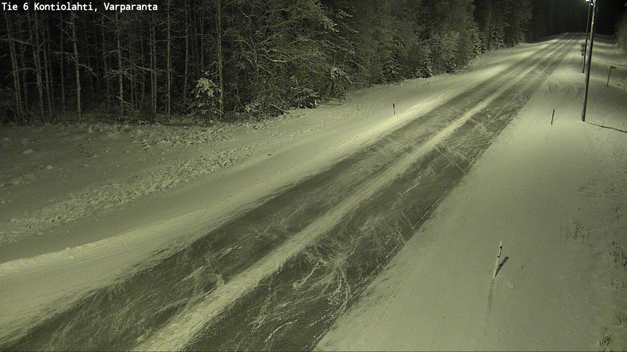 Kelikamerat Kuva Tie 6 Kontiolahti, Varpara, Kontiolahti, Pohjois-Karjala