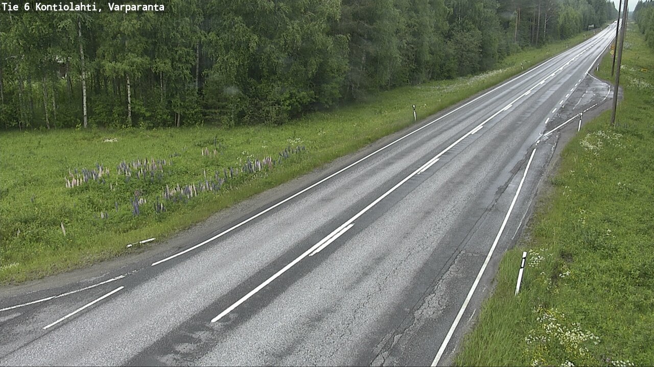 Weather Camera Image Road 6 Kontiolahti, Varparanta, Kontiolahti, Pohjois-Karjala