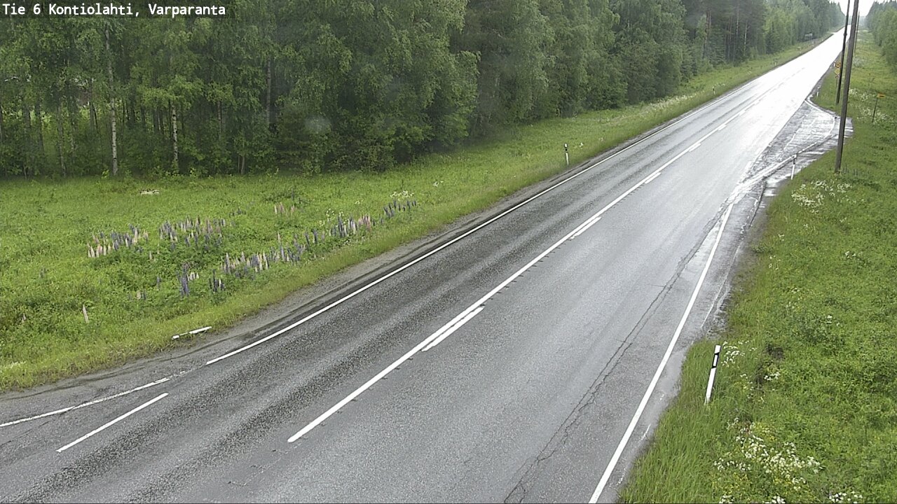 Weather Camera Image Road 6 Kontiolahti, Varparanta, Kontiolahti, Pohjois-Karjala