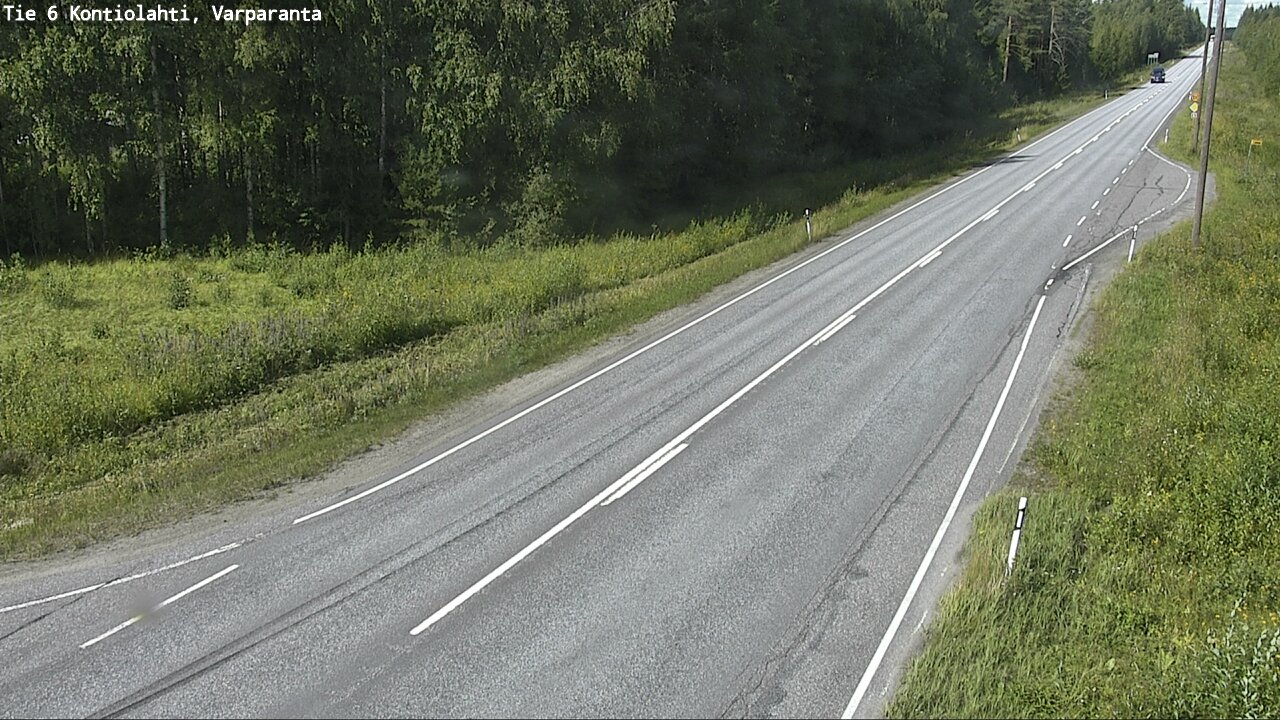Weather Camera Image Road 6 Kontiolahti, Varparanta, Kontiolahti, Pohjois-Karjala