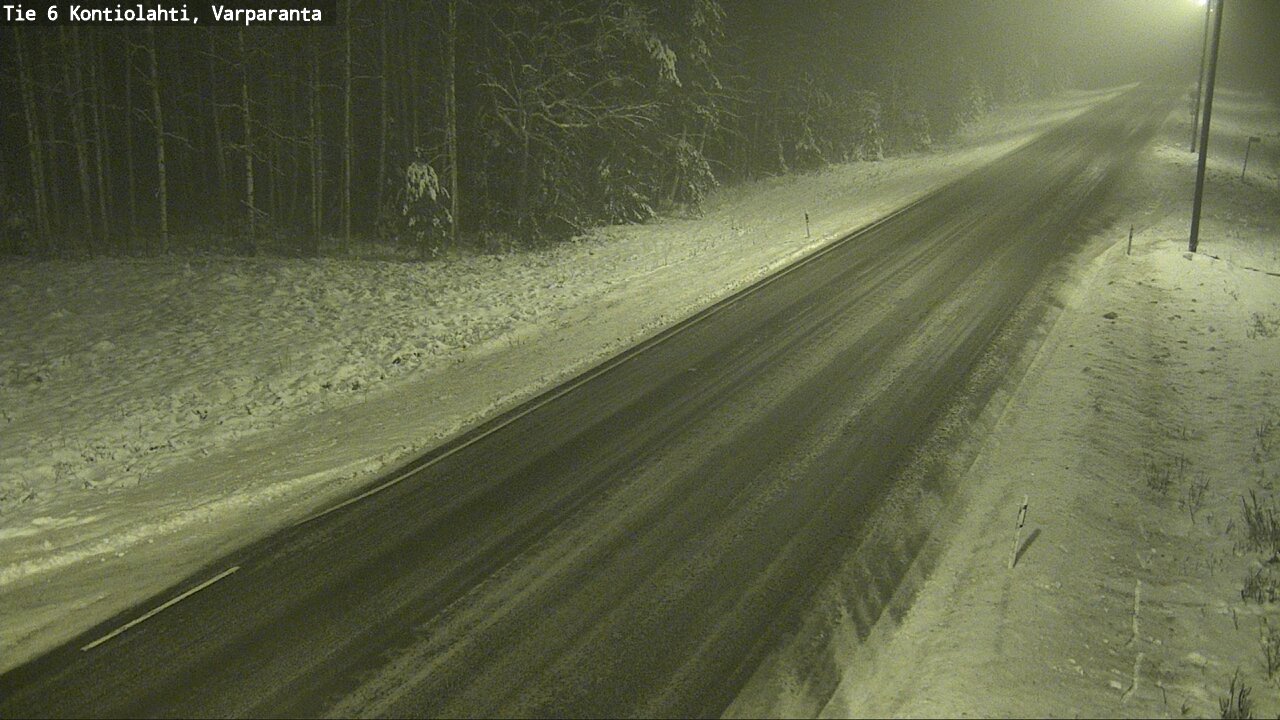 Weather Camera Image Road 6 Kontiolahti, Varparanta, Kontiolahti, Pohjois-Karjala