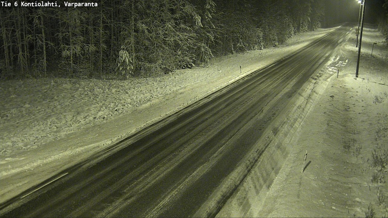 Weather Camera Image Road 6 Kontiolahti, Varparanta, Kontiolahti, Pohjois-Karjala