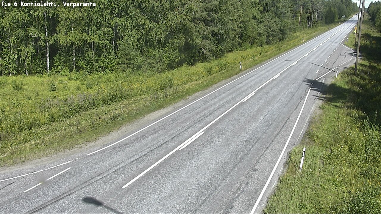 Weather Camera Image Road 6 Kontiolahti, Varparanta, Kontiolahti, Pohjois-Karjala