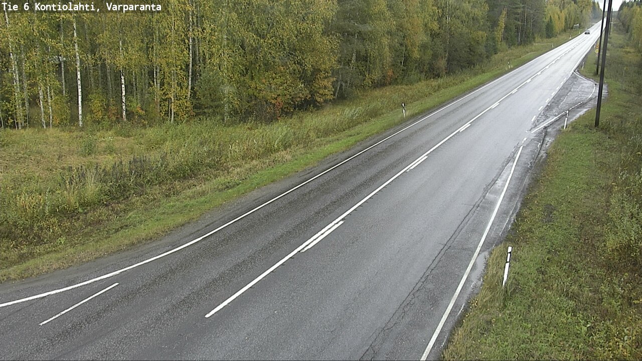 Weather Camera Image Road 6 Kontiolahti, Varparanta, Kontiolahti, Pohjois-Karjala
