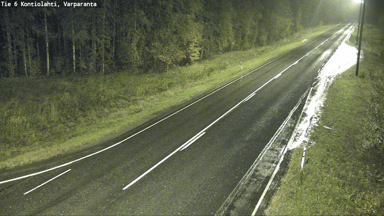 Weather Camera Image Road 6 Kontiolahti, Varparanta, Kontiolahti, Pohjois-Karjala