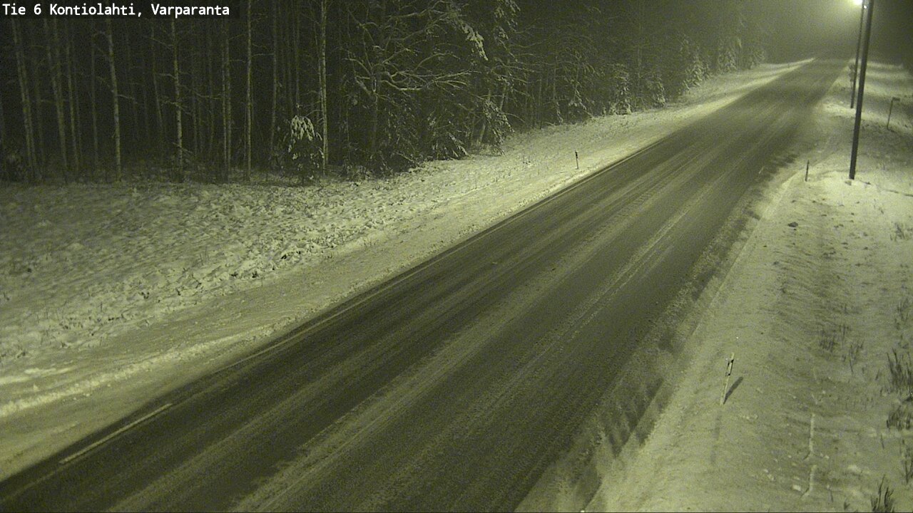 Weather Camera Image Road 6 Kontiolahti, Varparanta, Kontiolahti, Pohjois-Karjala