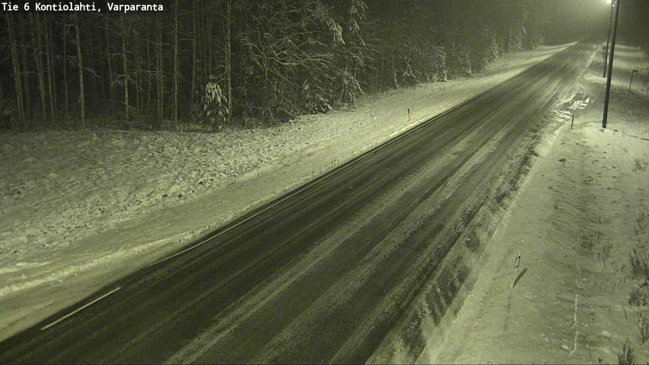Weather Camera Image Road 6 Kontiolahti, Varparanta, Kontiolahti, Pohjois-Karjala